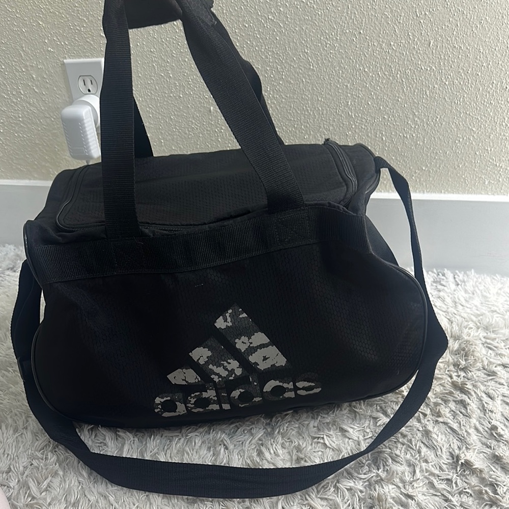 Adidas Black Duffel Bag Camouflage